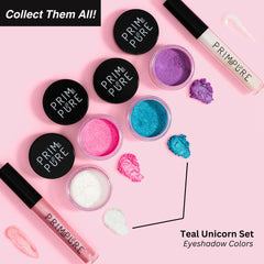Prim and Pure mineral eyeshadow pot shows soft, safe color