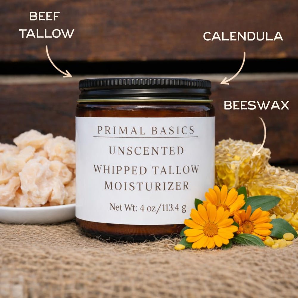Primal Basics usa-made label on jar emphasizes quality and local production