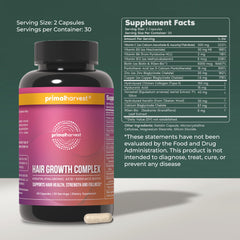 Primal Harvest bottle label highlights 60 capsules for daily use.