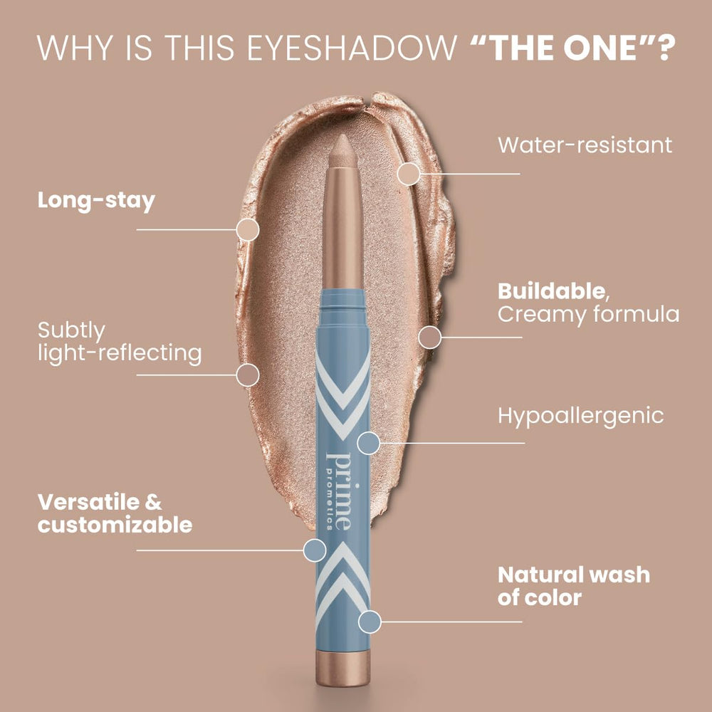 PRIME PROMETICS PrimeEyes quick eye lift demonstrates beginner friendly use and long wear.