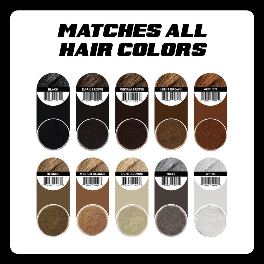 Prime Look fibers stay put in varying weather for lasting appearance.