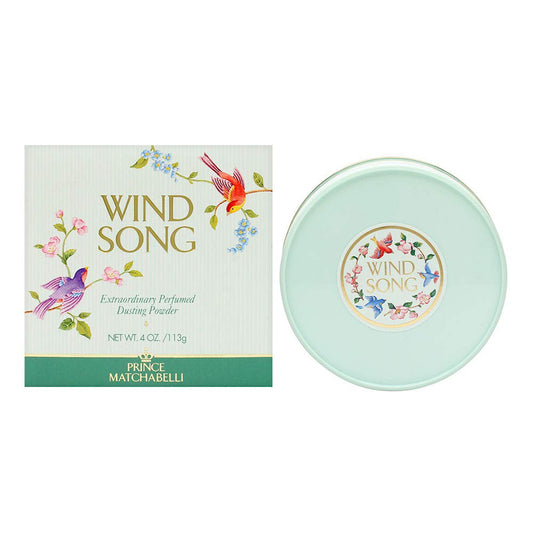 Prince Matchabelli Wind Song dusting powder jar for a subtle daily scent finish