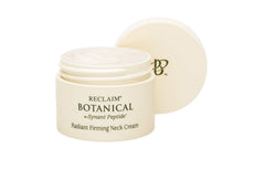 Principal Secret Radiant Firming Neck Cream jar close-up shows luxurious texture for neck and décolleté