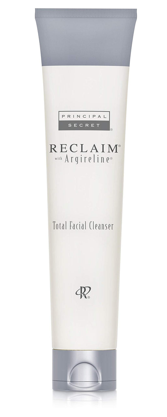 Principal Secret Reclaim Argireline cleanser bottle shown for a quick one-step facial cleanse.