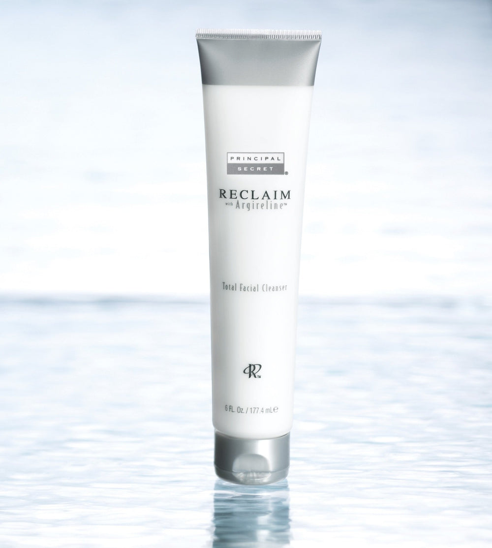 Eye makeup removal possible in a single rinse with Principal Secret Reclaim Argireline cleanser.