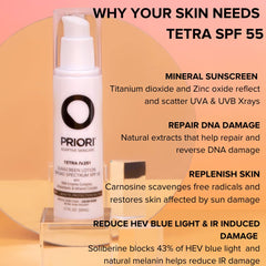 Application scene showing even, tinted coverage on skin