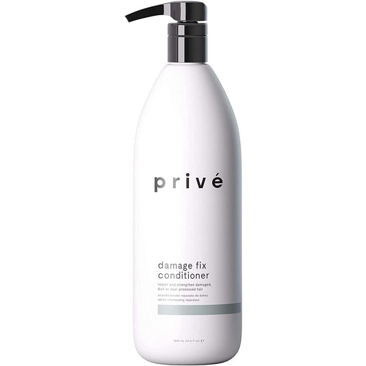 Prive Damage Fix Conditioner bottle front for nourishing repair.