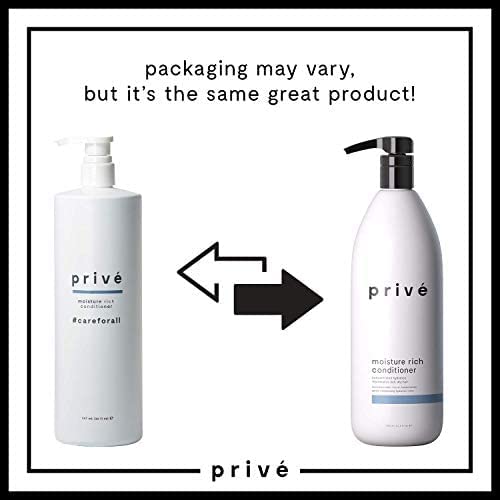 Prive Moisture Rich Conditioner on shelf signals premium, salon-quality care for hair