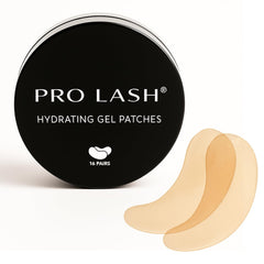 Pro Lash Hydrating Patches infused with hyaluronic acid for hydration and plumping.