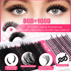 PRO LASHBEAUTY bond and seal bottle for long-lasting lash hold.