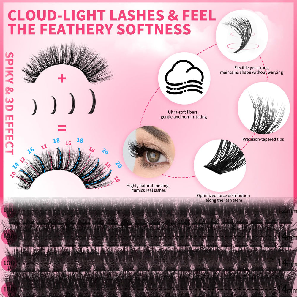 PRO LASHBEAUTY lash remover enables gentle cleanup after wear.
