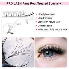 9–20 mm length range enables versatile lash designs.