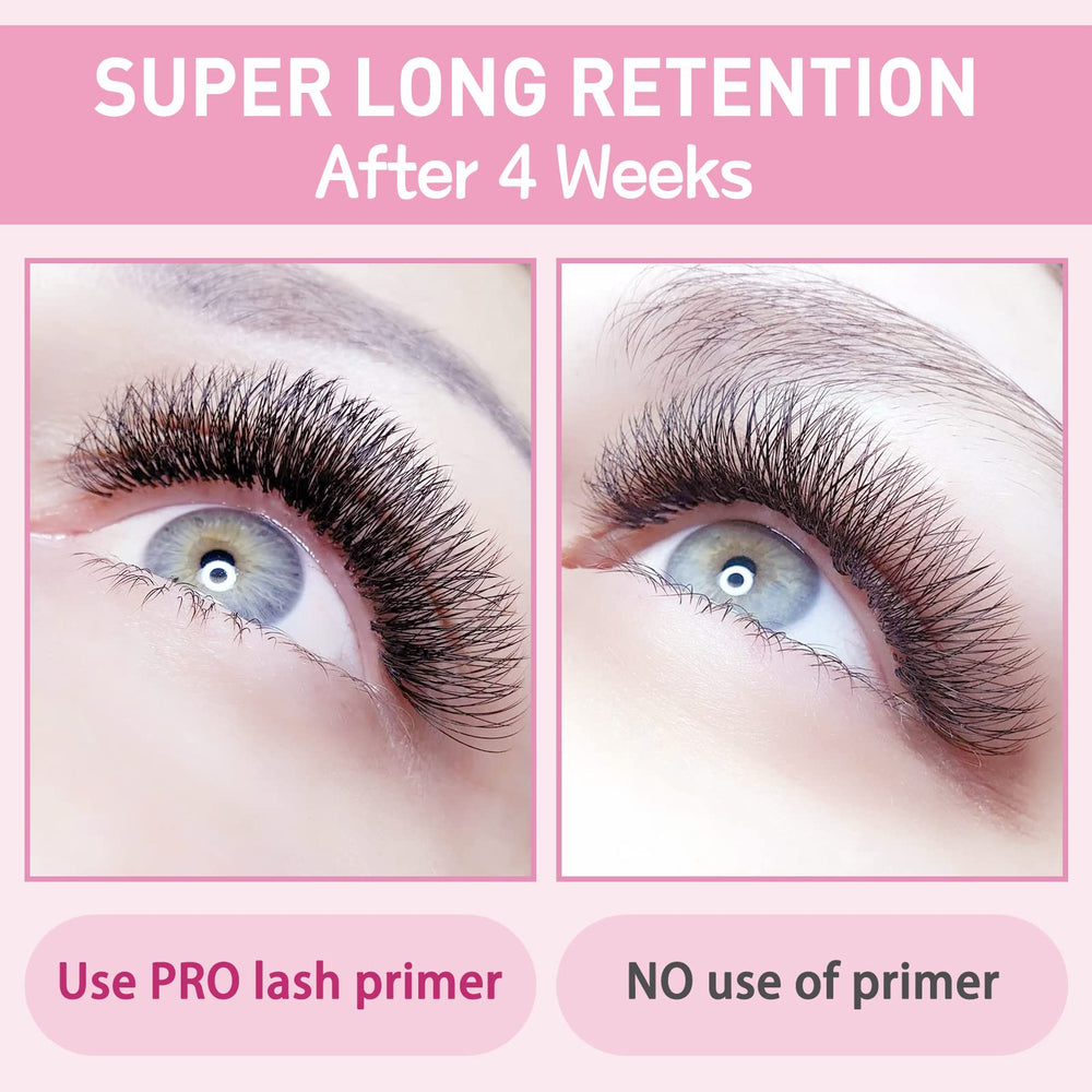 PRO LASHBEAUTY professional salon setup using lash primer during prep.