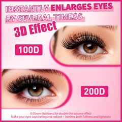 PRO LASHBEAUTY Segmented lashes offer customizable outer or full-eye looks.
