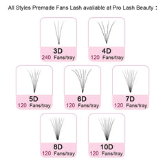 PRO LASHBEAUTY vegan lash extensions lightweight close-up everyday wear