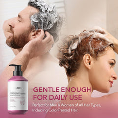 ProBliva Onion & Biotin Shampoo lather for refreshing cleanse