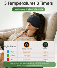 ProCIV eye mask includes cold gel pack for quick morning puffiness reduction