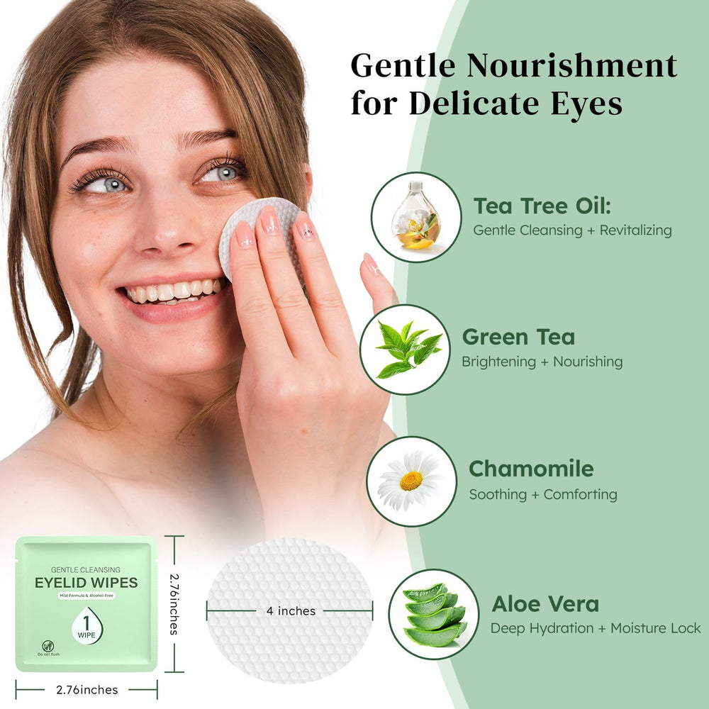 ProCIV eyelid wipes textured side lifts debris from lash roots