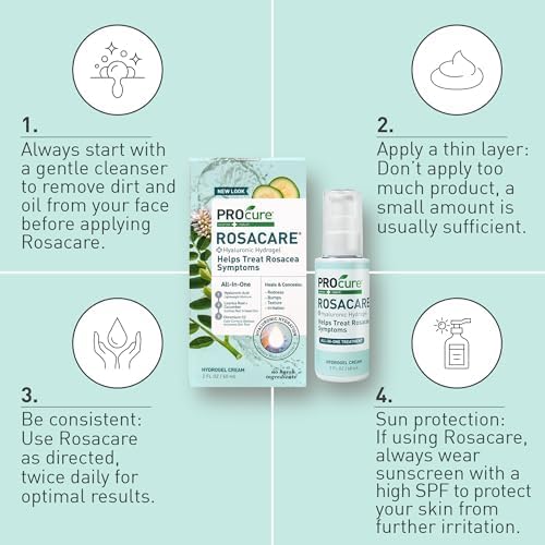 PROcure Rosacare CC Hydrogel with hyaluronic acid for lasting moisture