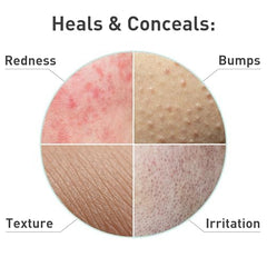 PROcure Rosacare Hydrogel color-correcting swatch demonstrates redness balance