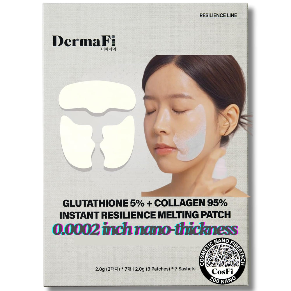 Produco DermaFi glutathione–collagen patch pack for concentrated skin nourishment.