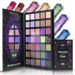 Profusion Moonlight Magic palette with built-in mirror for quick on-the-go eye looks.
