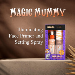 Profusion Peanuts Hydrating Setting Spray bottle delivers luminous, long-lasting glow