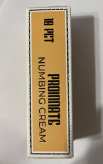 Packaging of Proinnate numb cream emphasizes ease of use and strength.