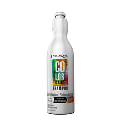 Prokpil colored hair shampoo bottle highlighting salt-free formula and color protection