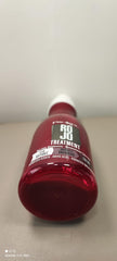 Prokpil red base mask seals color and moisture on ginger hair.