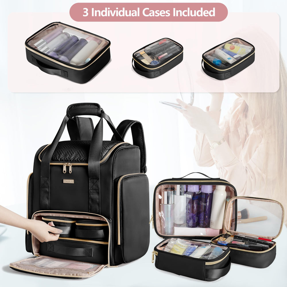 Prokva bottom compartment with large and small cases for easy categorization