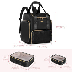 Prokva backpack padded straps and luggage sleeve for comfortable travel