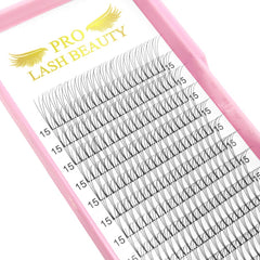 PRO LASHBEAUTY Premade fans soft-lash feel 3D-C-0.07 11mm for all-day comfort
