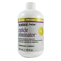 Applying ProLinc Cuticle Eliminator to soften cuticles before manicure.