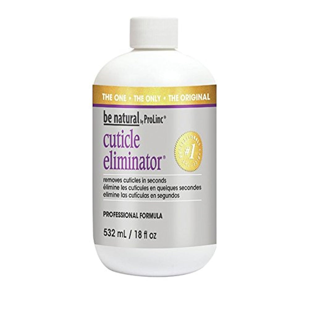 ProLinc Cuticle Eliminator bottle ready for cuticle care and faster manicures.