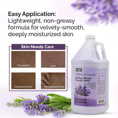 PRONAIL Healing Therapy Massage Lotion soft skin result from natural oils and vitamins.