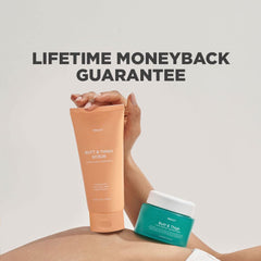 PROOT Butt Scrub Wash foaming—refreshing shower experience with gentle cleansing.