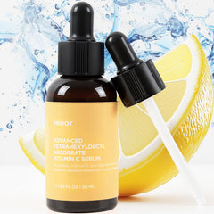 PROOT THD serum applied to skin displaying moisturized, plump look