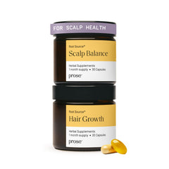 Prose Balance bottle front showing vegan growth formula for scalp support