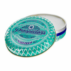 PROSPECTORS Diamond Hair Pomade side-part styling offering lasting shape.
