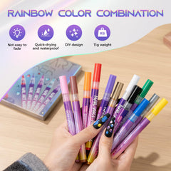 Compatible with natural nails, press-ons, acrylics and gel polish for versatile use.