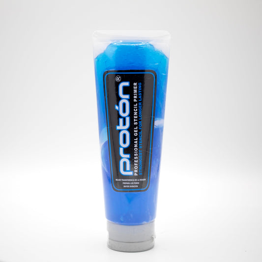 PROTON Tattoo Stencil Primer blue 8oz bottle for long-lasting transfers