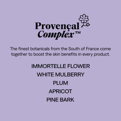 Provence Beauty Bleu Cloud jar with botanicals showcases premium Provencal ingredients