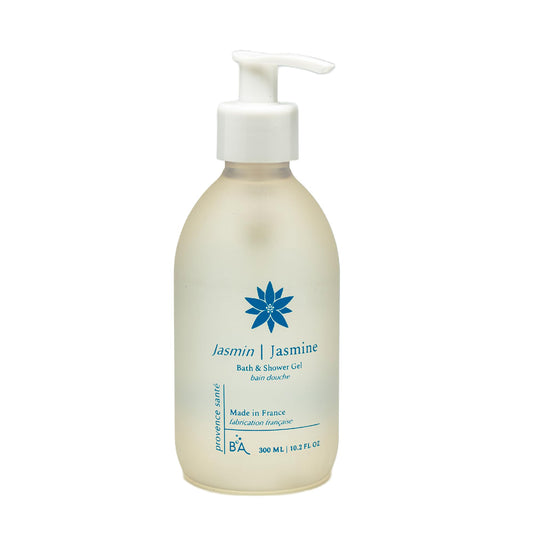 Provence Sante almond oil cleansing gel bottle front, moisturizing cleanse.