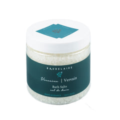 Provence Sante Relaxing Bath Salt jar with lemon vervain scent for a soothing soak
