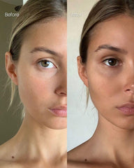 Pseudo Labs Hydra Glow drops applied to skin for hydrated radiance