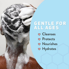 Daily-use PSORIASIS HONEY hair cleanse for soft, hydrated strands
