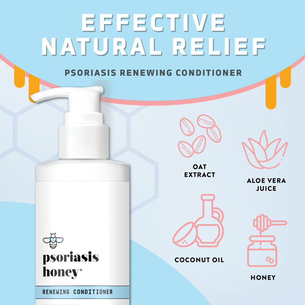 Ingredient blend of honey and argan oil nourishes scalp and hair