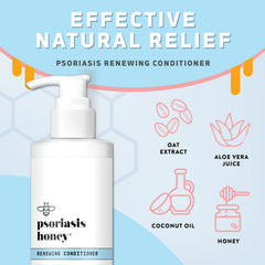 Ingredient blend of honey and argan oil nourishes scalp and hair