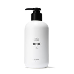 Public Goods Body Lotion bottle front view for daily moisturizing